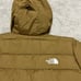 New North Face Aconcagua 3 Hoodie Jacket Down Insulated Brown Tan Coat XXL 2XL
