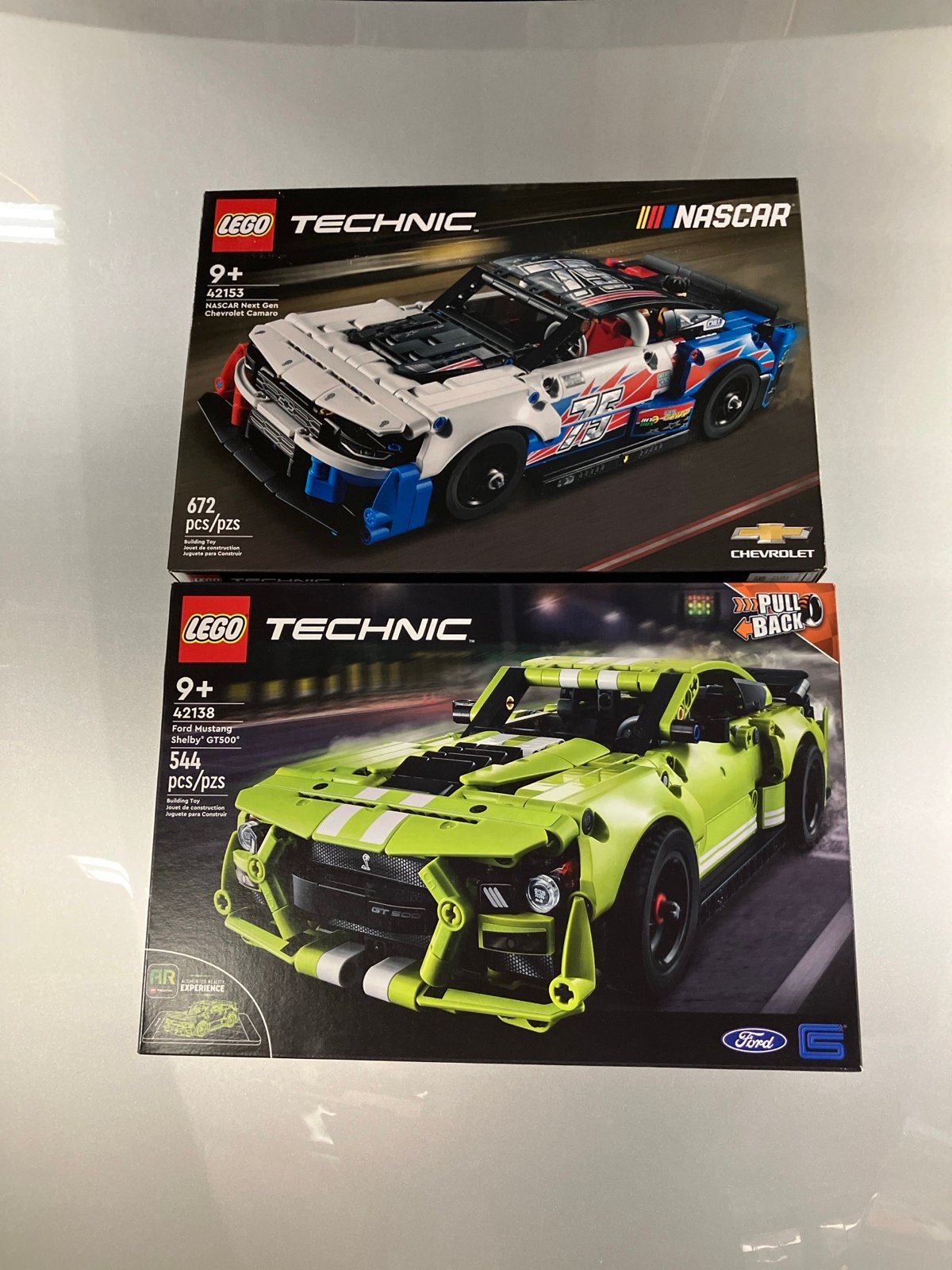 LEGO Technic 2 sets, Mustang and Camaro, new in boxes