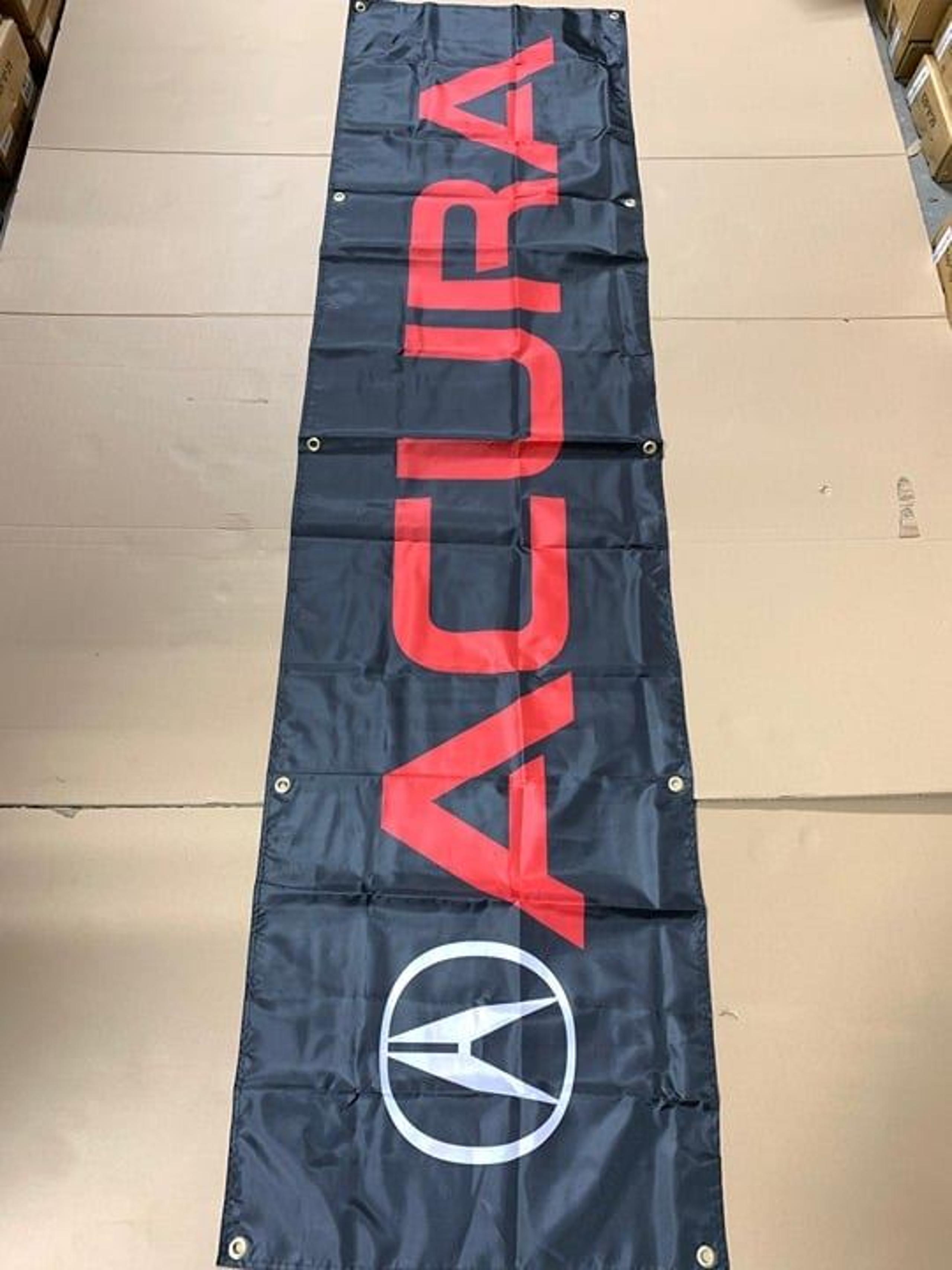 Acura Banner Flag 2x8ft 60x240cm Poly Garage Shop Wall Decor