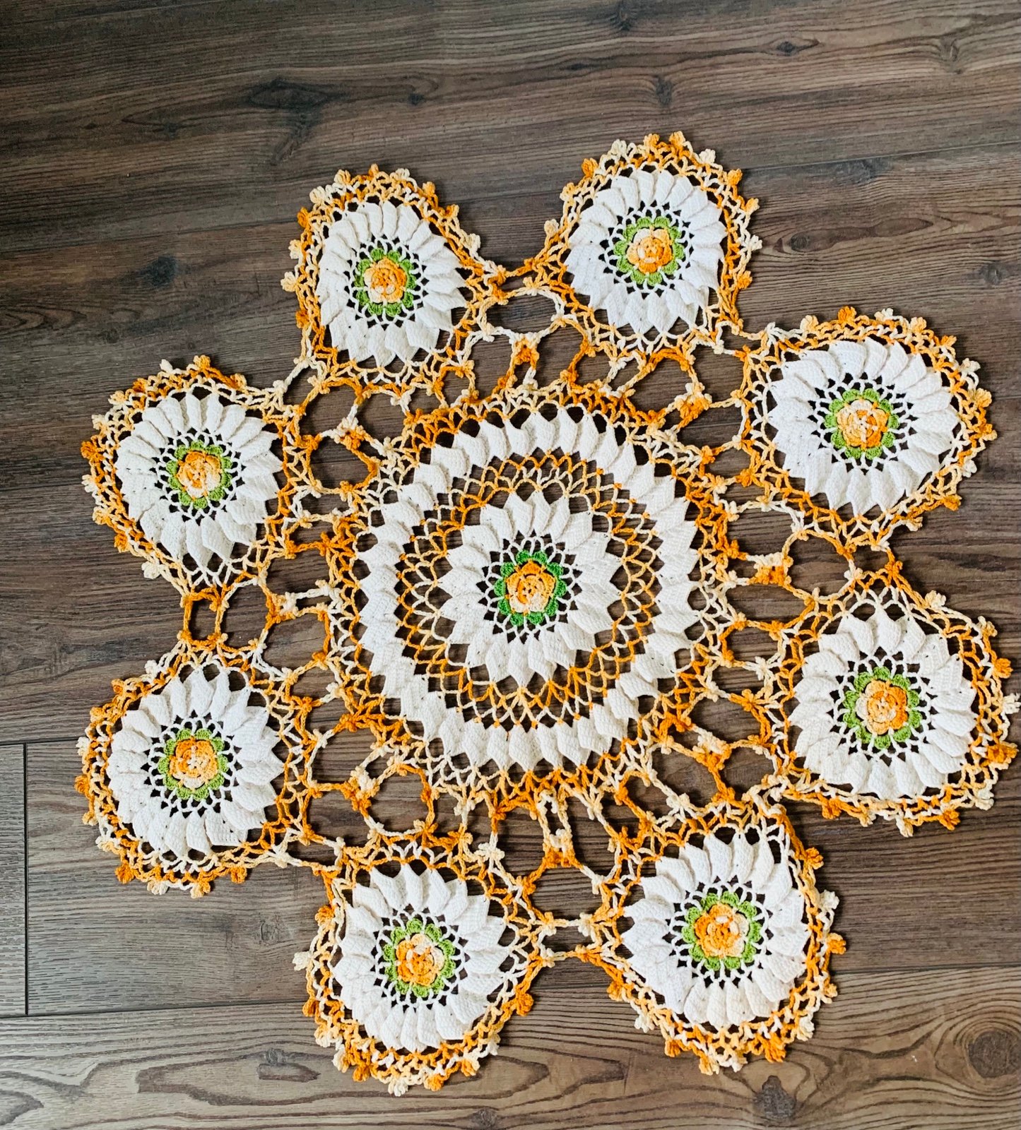 Hand crochet Doily