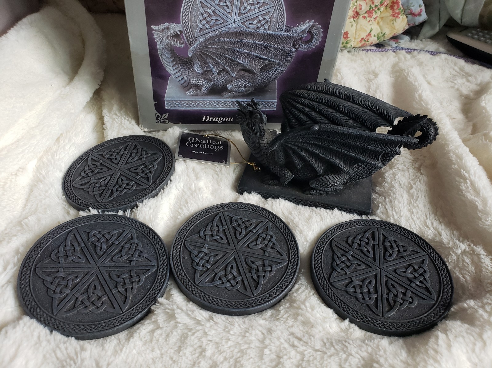 Mystical Creations Dragon Coaster Set