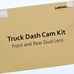 140 (30) New Dash Cam Front and Rear,Homder 7'' Monitor,front cam, smart