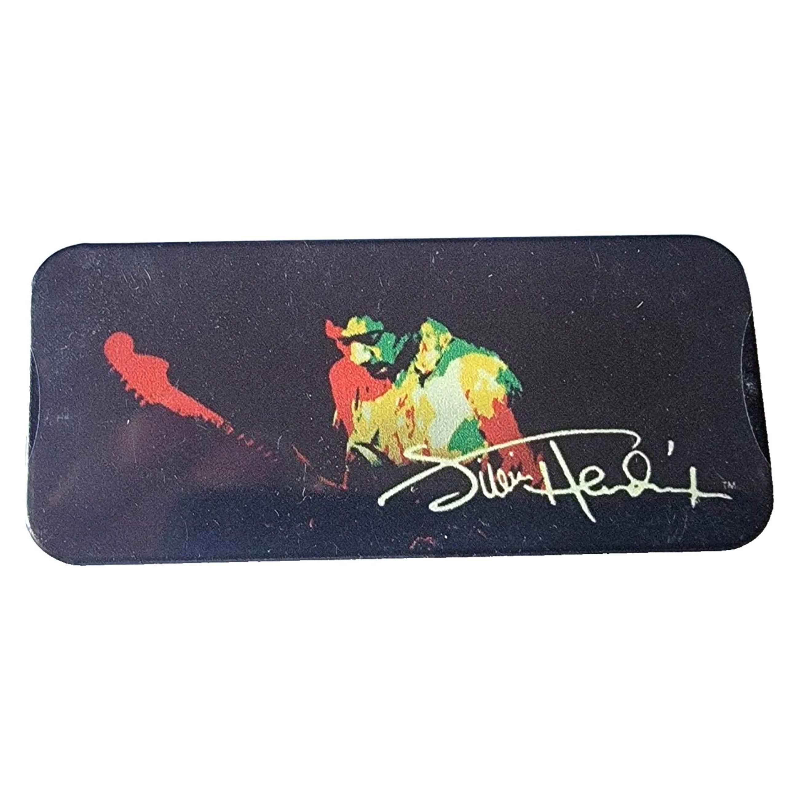 Jimi Hendrix Band Of Gypsys Tin of 12 Heavy Gauge Picks by Dunlop JHPT04H