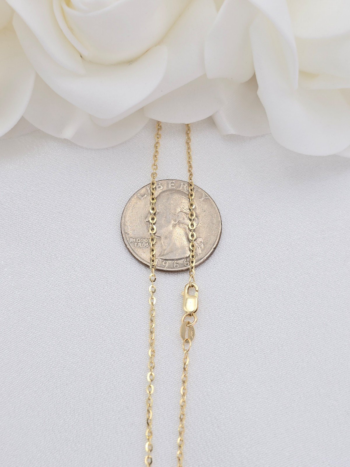 14k Gold Oval Chain - ( Chain Only)