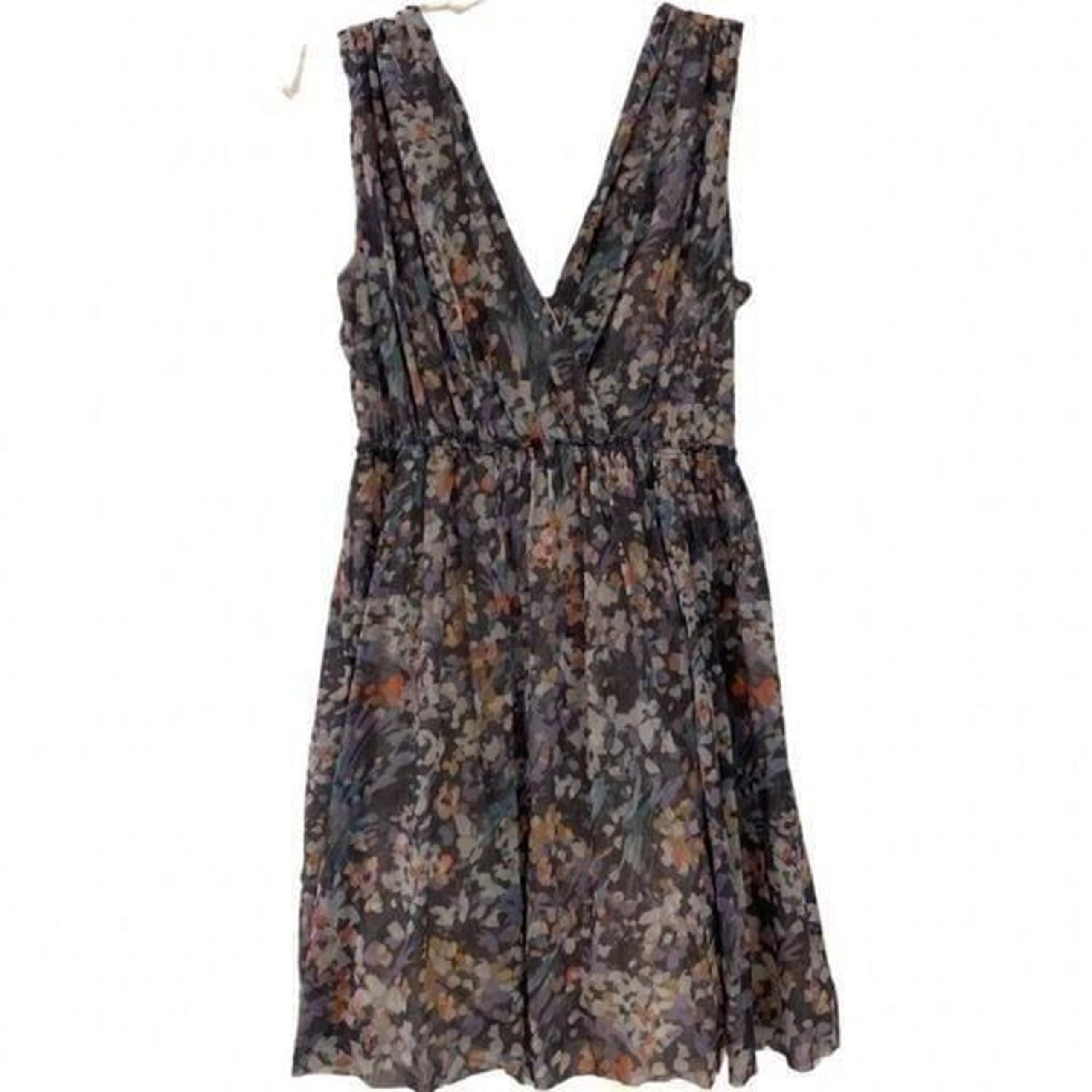 Anthropologie Weston Wear Blue Nylon Dress Size Small