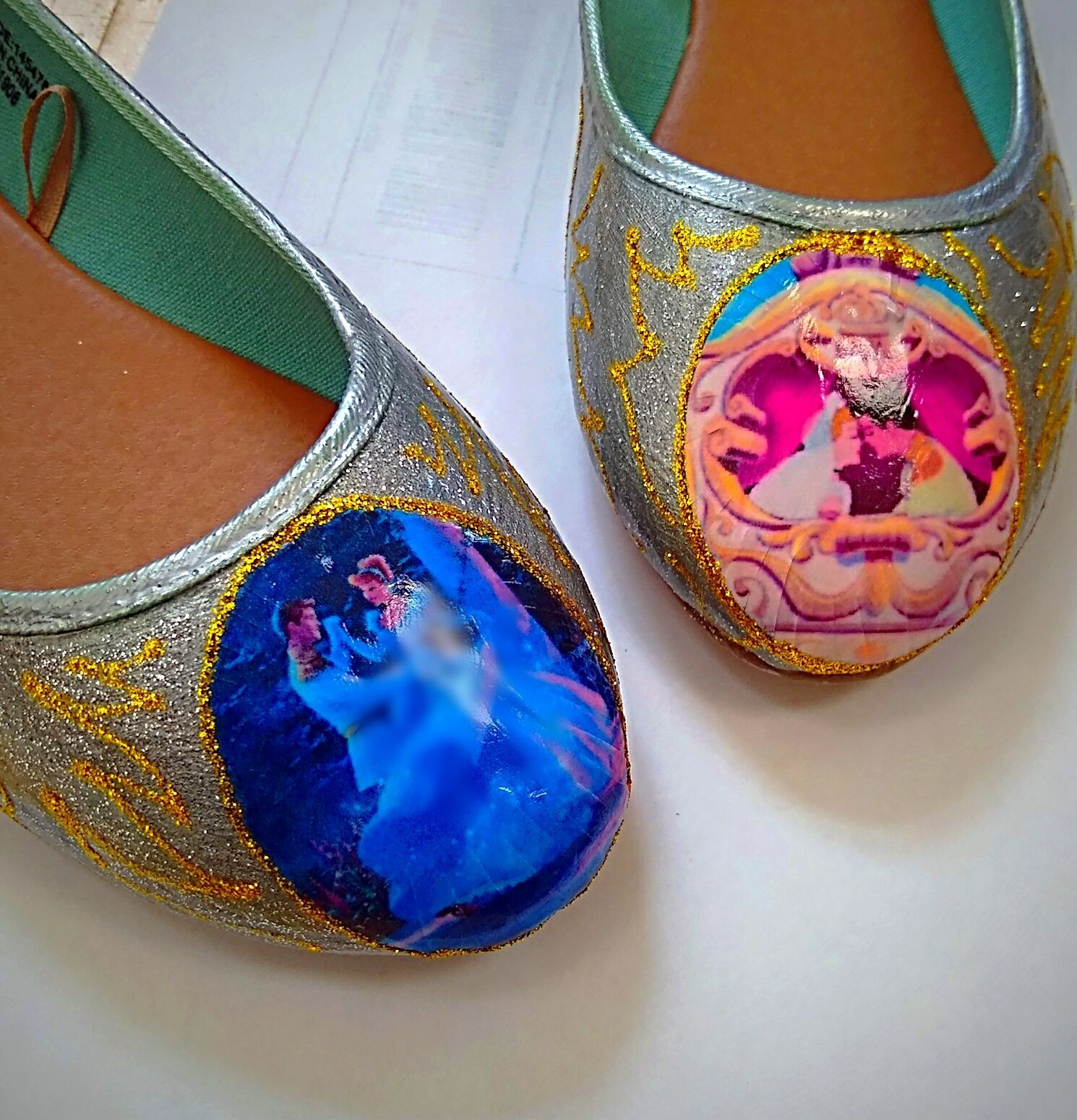 Cinderella Disney Size 8 shoes flats