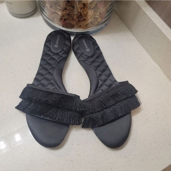 Birdies The Sparrow Fringe Sandal - Size 10.5