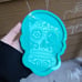 Sugar Skull Flat Mold for Resin Casting