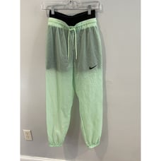 Nike Sportswear Woven Jogger Pants Mint Green Run Neon CJ3006-318 Womens Size XS