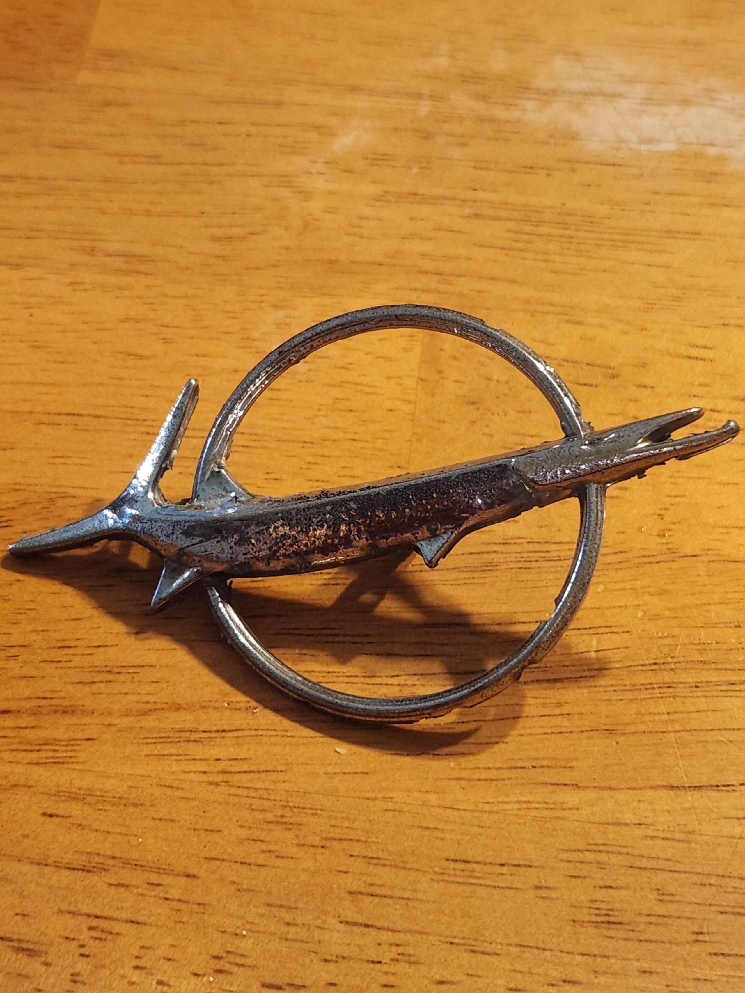 Plymouth Barracuda Hood Trunk Emblem Vintage 1967-8 #2784610 BARRACUDA S383