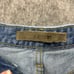 Joe's Jeans Debbie High Rise Straight Crop Women's Sz 28 Embroidered Distressed