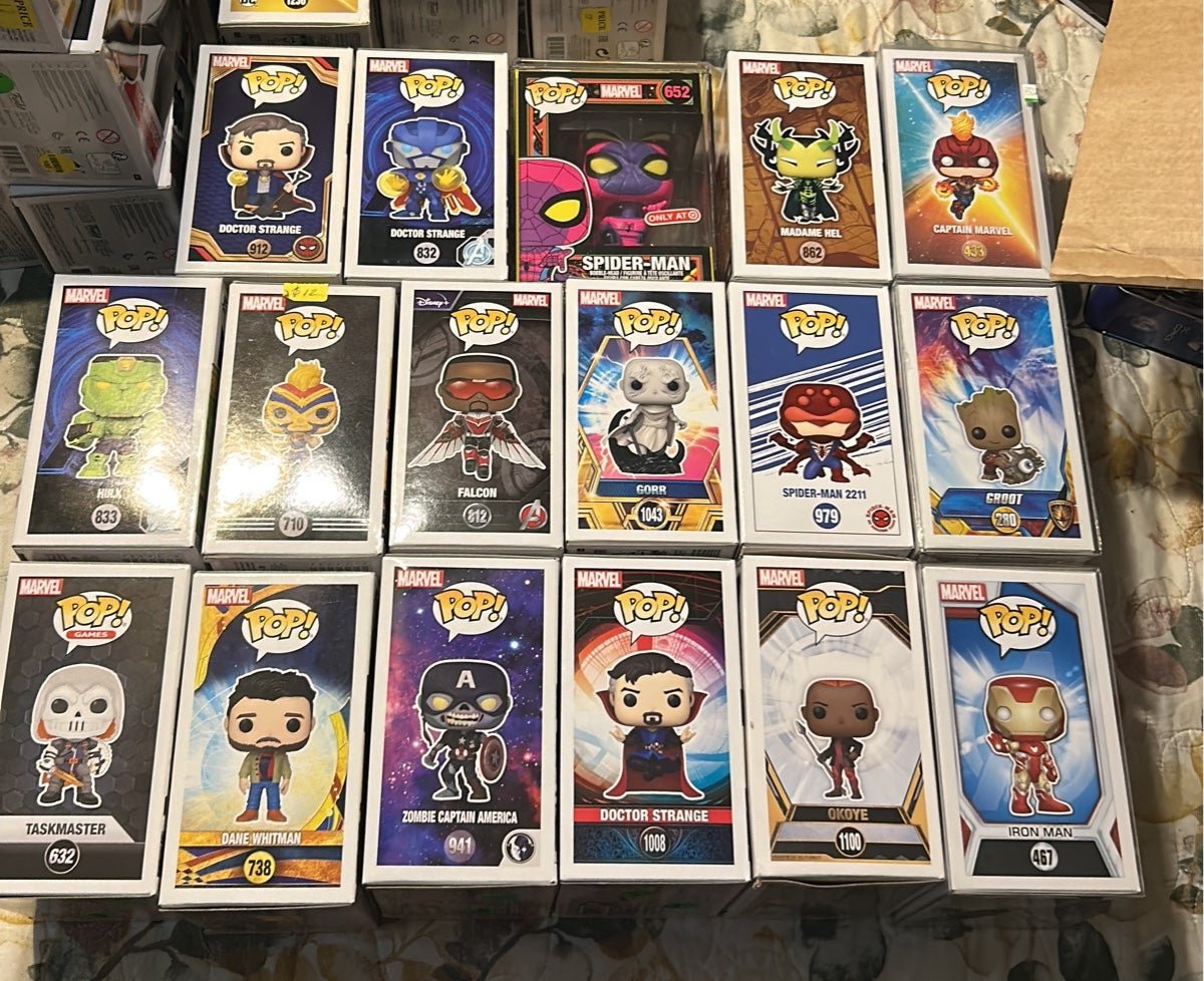 Marvel funko pop lot