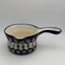 Vintage Gravy Boat Boleslaweic Polish Zaklady Pottery Peacock Leaves