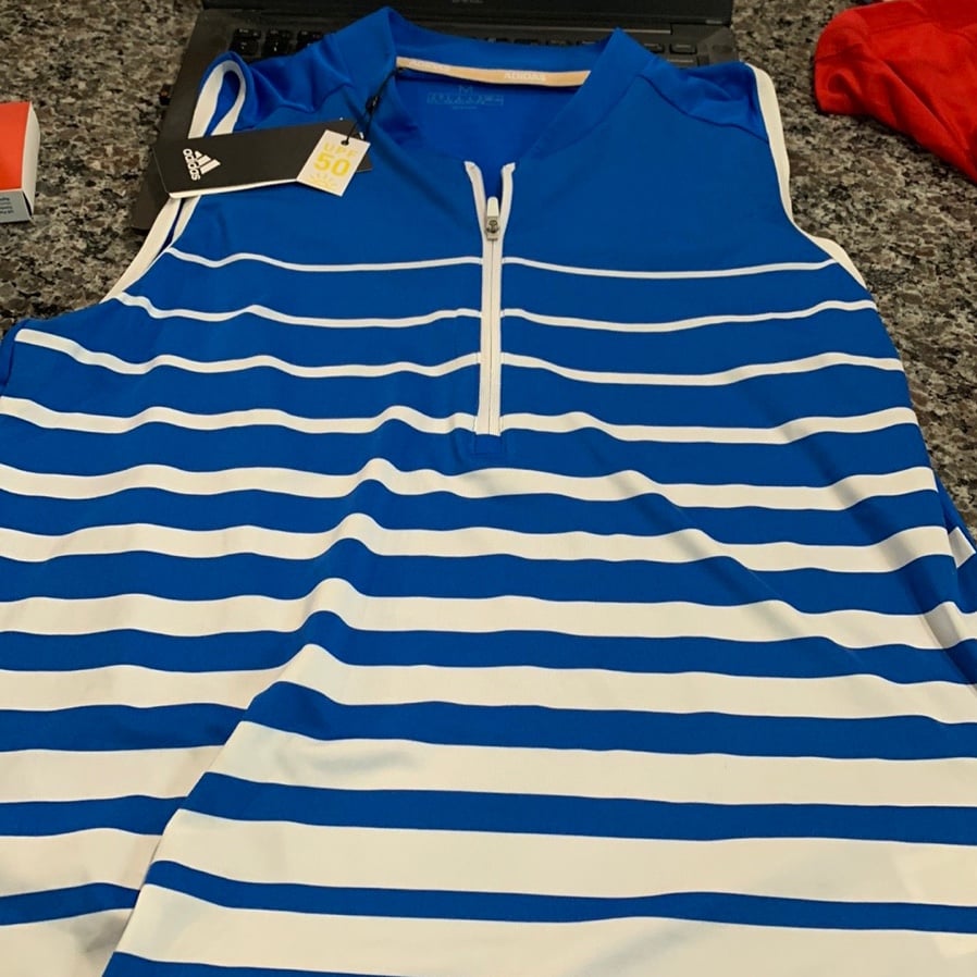 Jo Fit sleeveless golf polo size medium