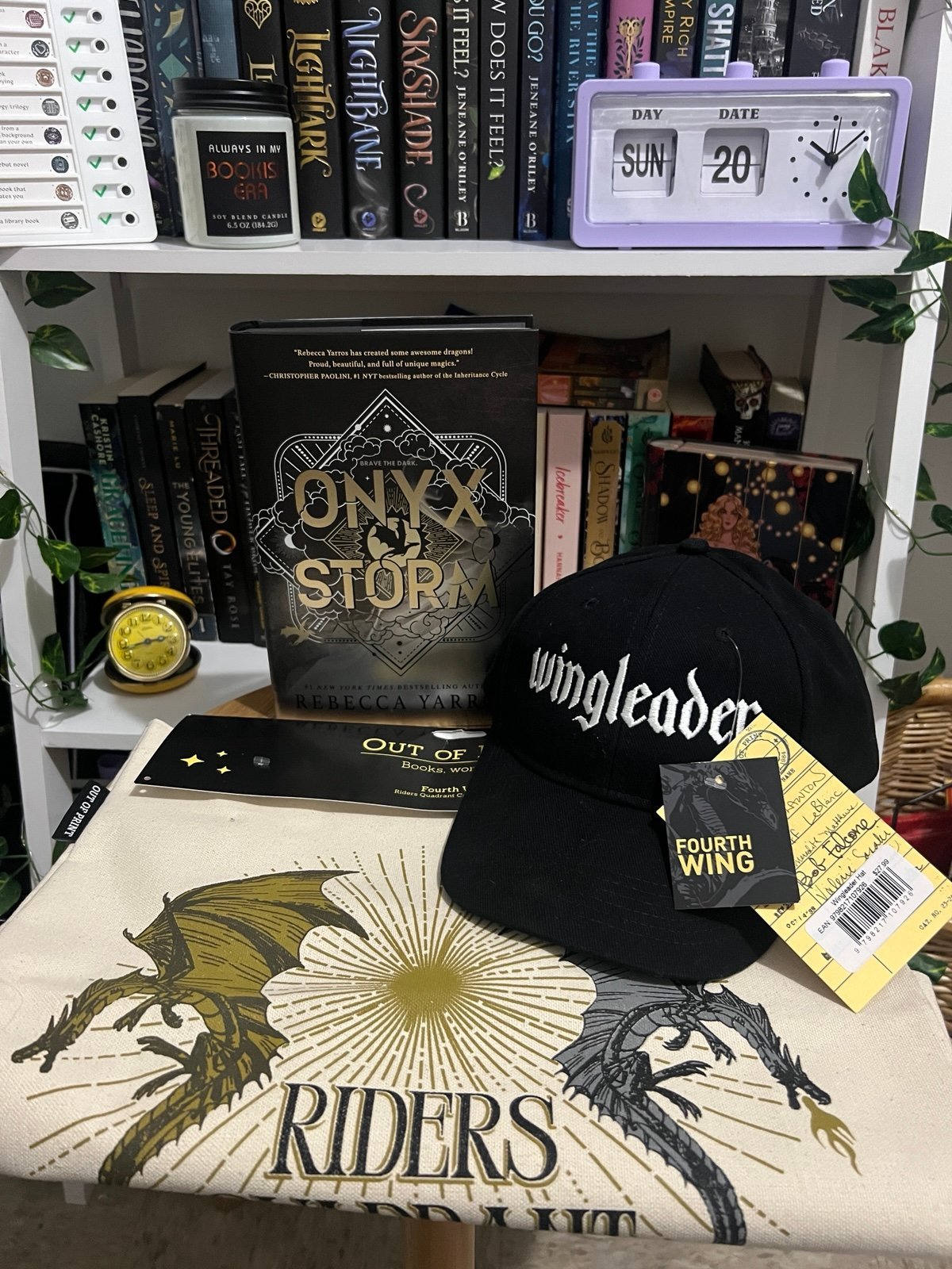 Onyx Storm Target Edition + Wingleader hat & Tote bag
