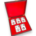 2011 S Clad Quarter 5 Coin Set NGC PF69 Ultra Cameo Made In USA Holder Wood Box
