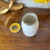 Recycle jar store containers with sunflower motif caddy