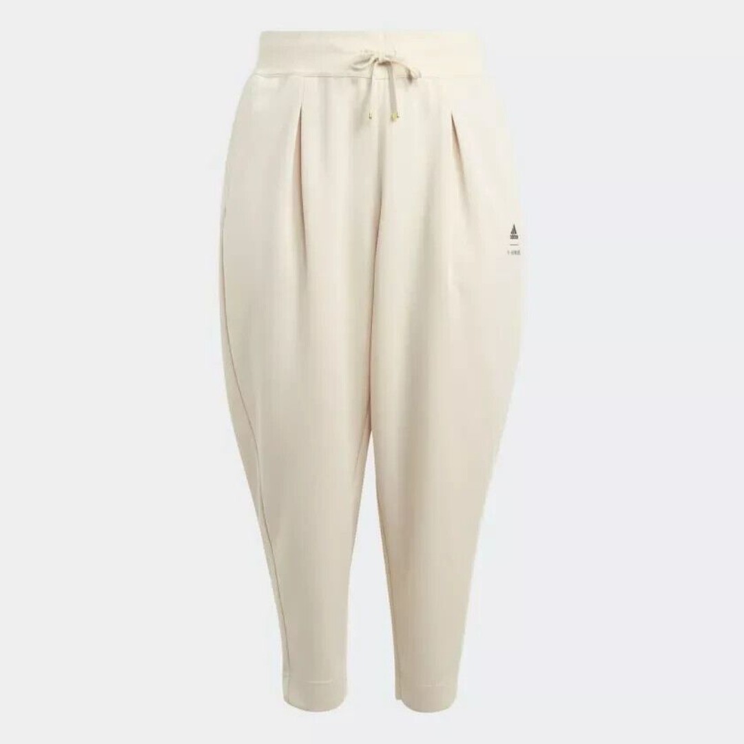 Adidas 11 Honore` Sweatpants IC4629 Womens Size 1X Cream NWT