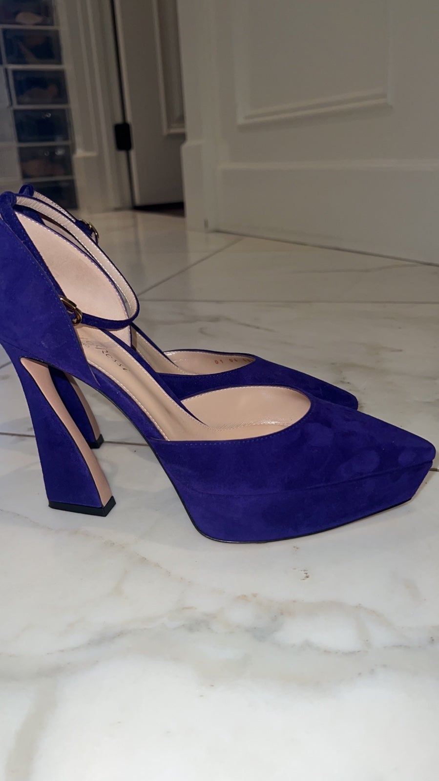 サンダル・ミュール Gianvito Rossi FW22 SLINGBACK ASCENT (G95335.85LAC_METMANG) Slingback ASCENT 55 | Gianvito Rossi