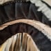 Vintage 1990s Y2K Roxy Black Denim Bag Purse Tote with Sherpa Trim