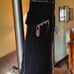 Vintage 1990s Y2K Roxy Black Denim Bag Purse Tote with Sherpa Trim