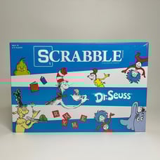 SCRABBLE Dr Seuss NEW Crossword Game Ages 8+ 2-4 Players Kids Board Game