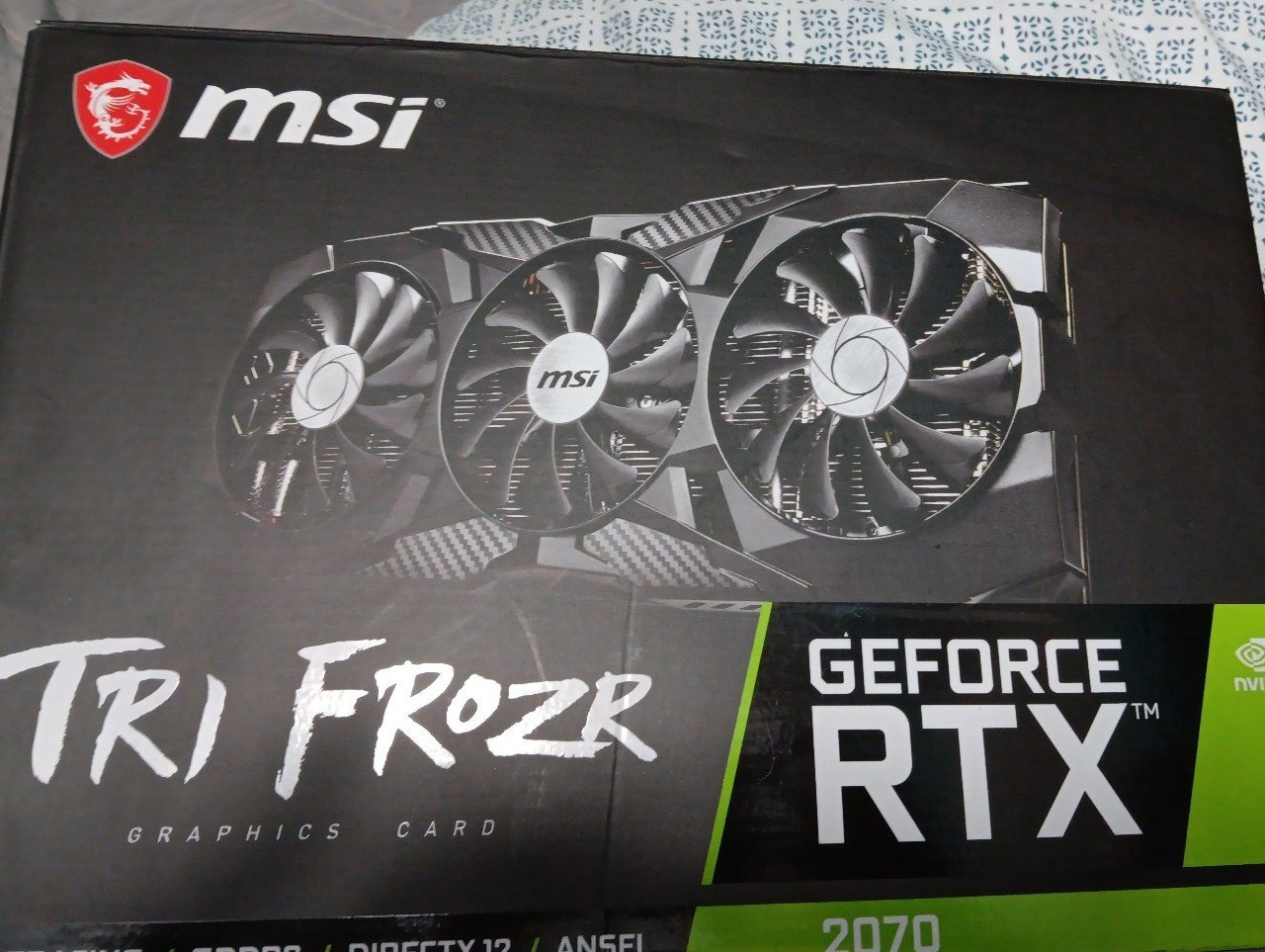 MSI Geoforce Tri Frozr 2070 Graphics Card 8GB
