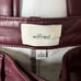 Burgundy aritzia leather pants