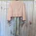 Vintage Lilli Ann 1980’s Pastel Silk dress with jacket Sz.10