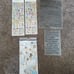 Lot: Letter & Number stickers 100+ packs