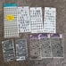 Lot: Letter & Number stickers 100+ packs