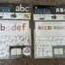 Lot: Letter & Number stickers 100+ packs