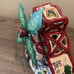 Blue Sky Clayworks Musical “Toy Mill” 2004 Heather Goldminc RARE Tea Light Read