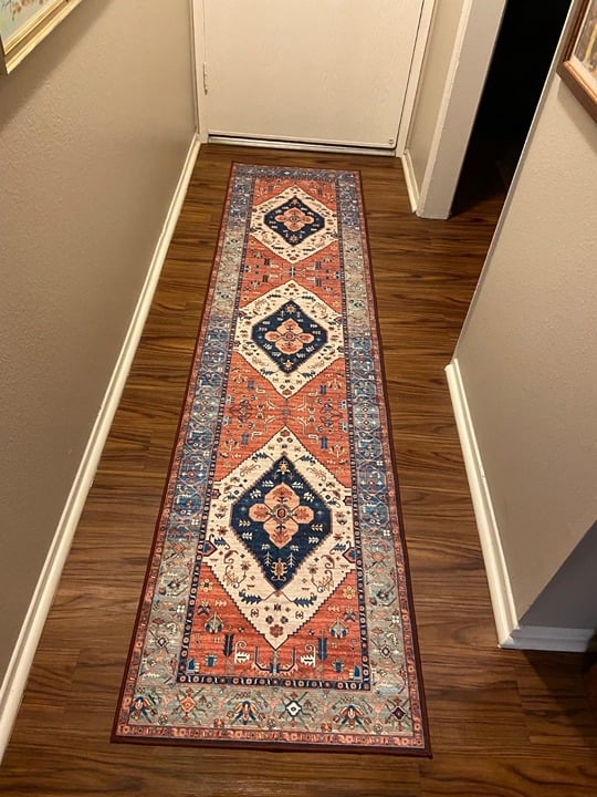 Boho Hallway Runner Rug - 2x6 Feet
