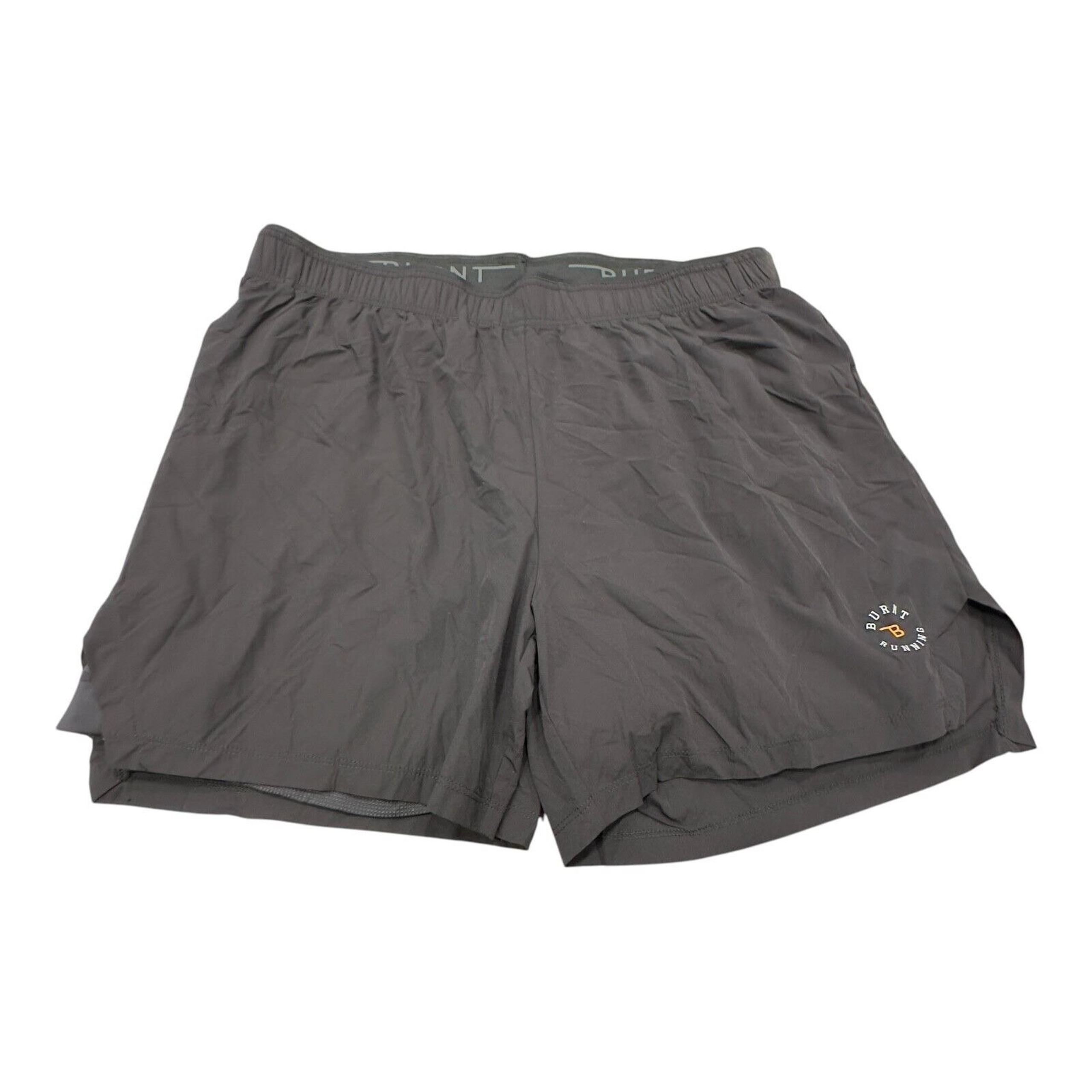 Burnt Studios Energy 2-in-1 Shorts compression workout running shorts men xl