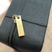 YSL Yves Saint Laurent Patent Leather Cotton Y Logo Make Up Box Kit