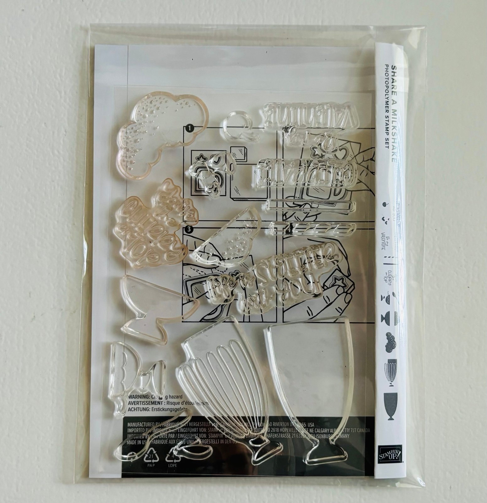Stampin Up - Share A Milkshake + Share A Milkshake Dies