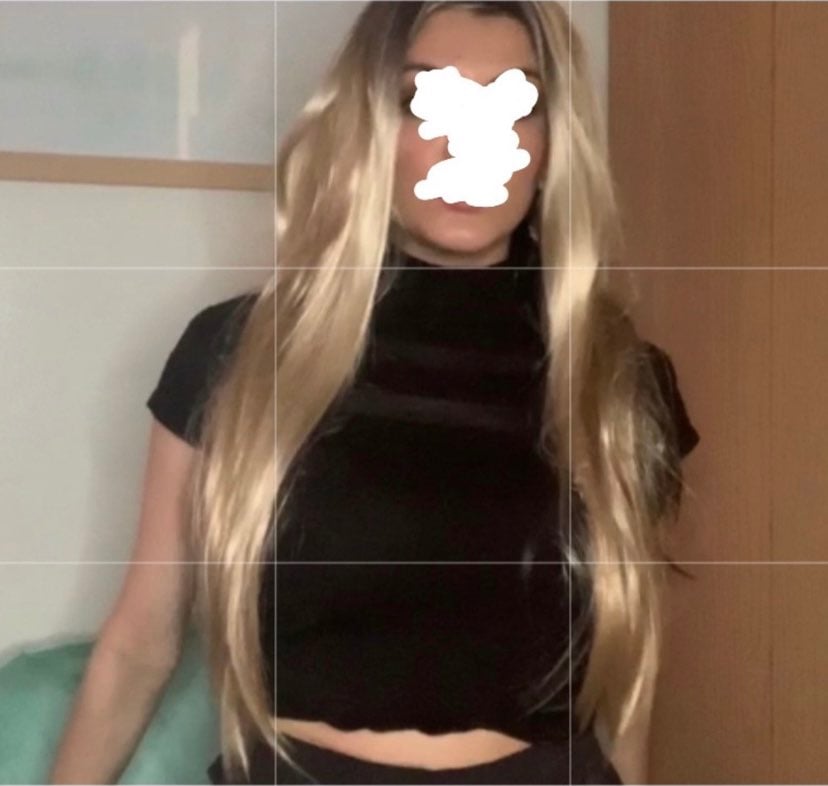24 inches long straight blonde hair Wig