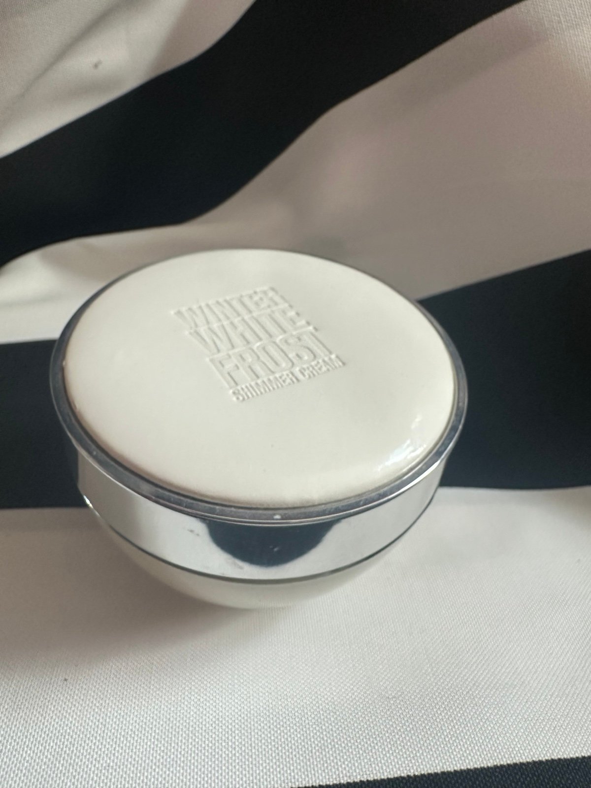 winter white frost shimmer cream bath & body works