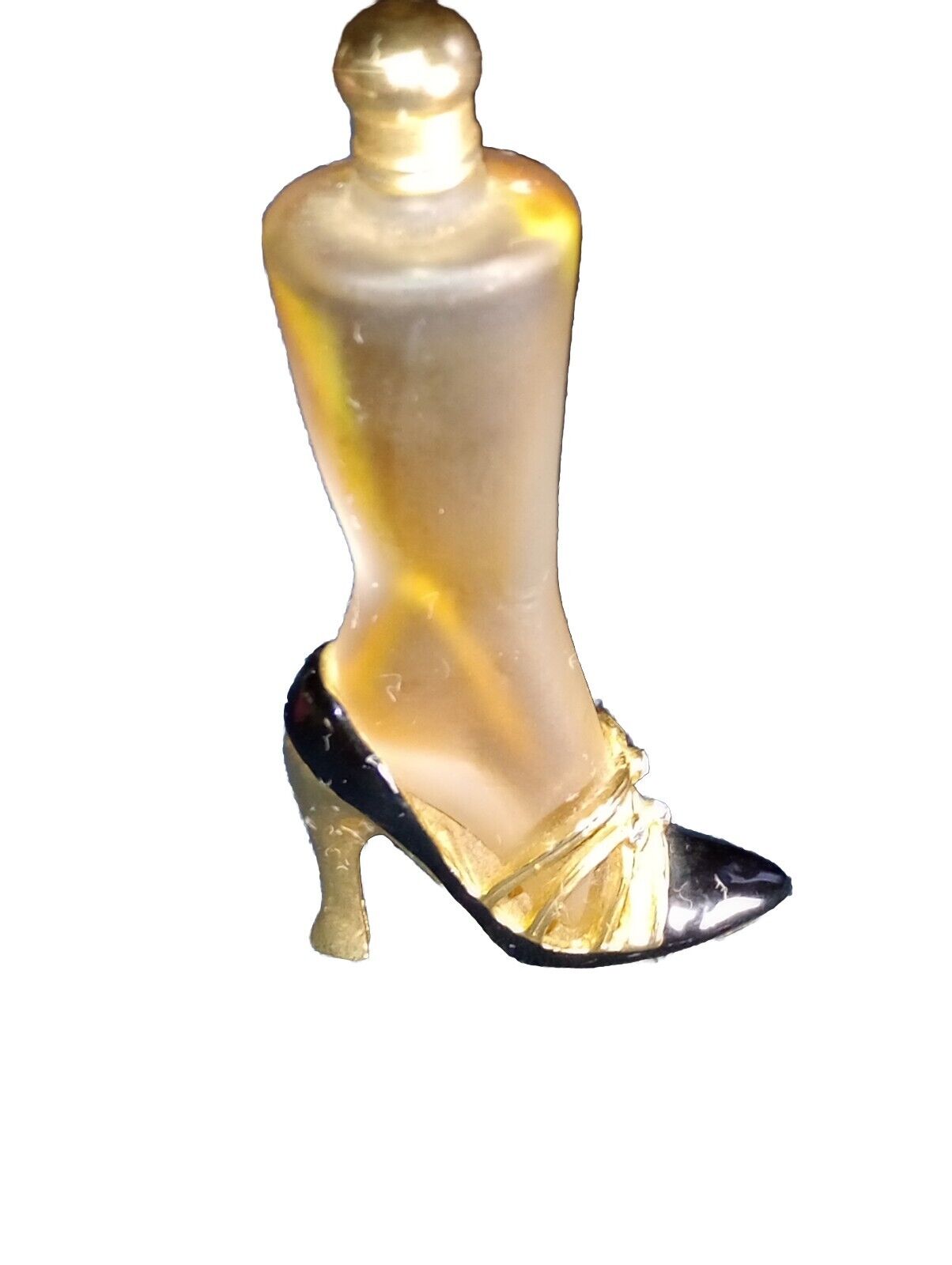 Vintage Jeweled Boot Frosted Caswell Massey Casma Stepping Out Miniature Purfume