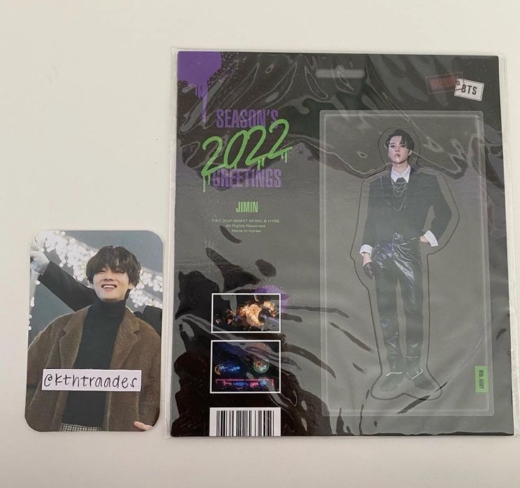 jimin 2022 seasons greetings magnet