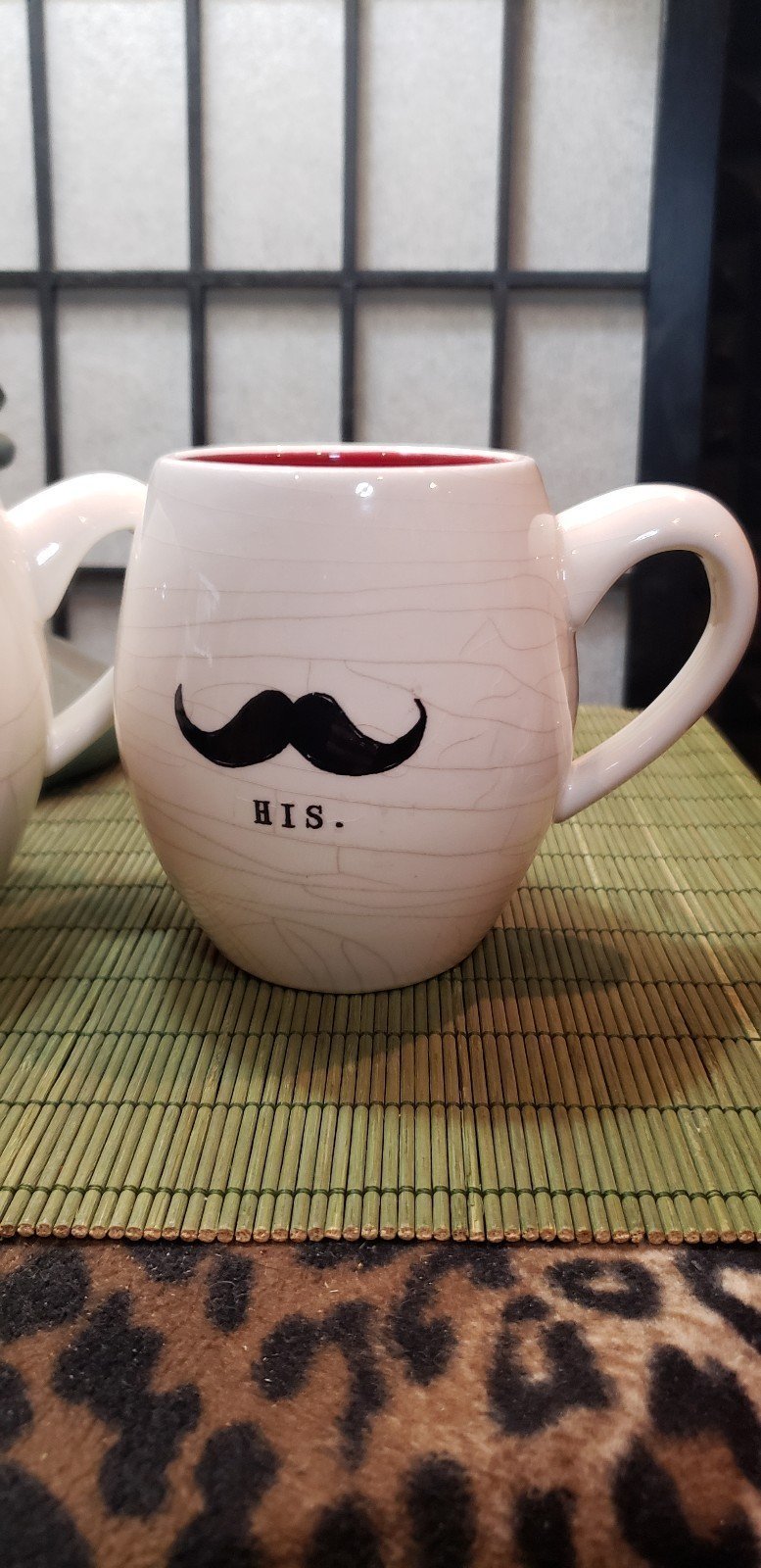 Price Drop - ULTRA RARE Vintage Rae Dunn His & Hers M stamped/Red Interior CRAQUELURED Mugs!! - Spring Sale Spree-Tacular:£258[hoVintage & collectibles_1665558ua]