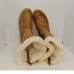 Cat & Jack Girls Pre-owned Faux Fur Lined Brown Winter Boots - sz. 4
