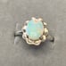 S925 VINTAGE 2.5CT OPAL ENGAGEMENT RING