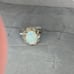 S925 VINTAGE 2.5CT OPAL ENGAGEMENT RING
