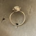 S925 VINTAGE 2.5CT OPAL ENGAGEMENT RING