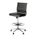 Armless Desk Stool Drafting Chair Ergonomic Fabric Office Chair Modern Standing