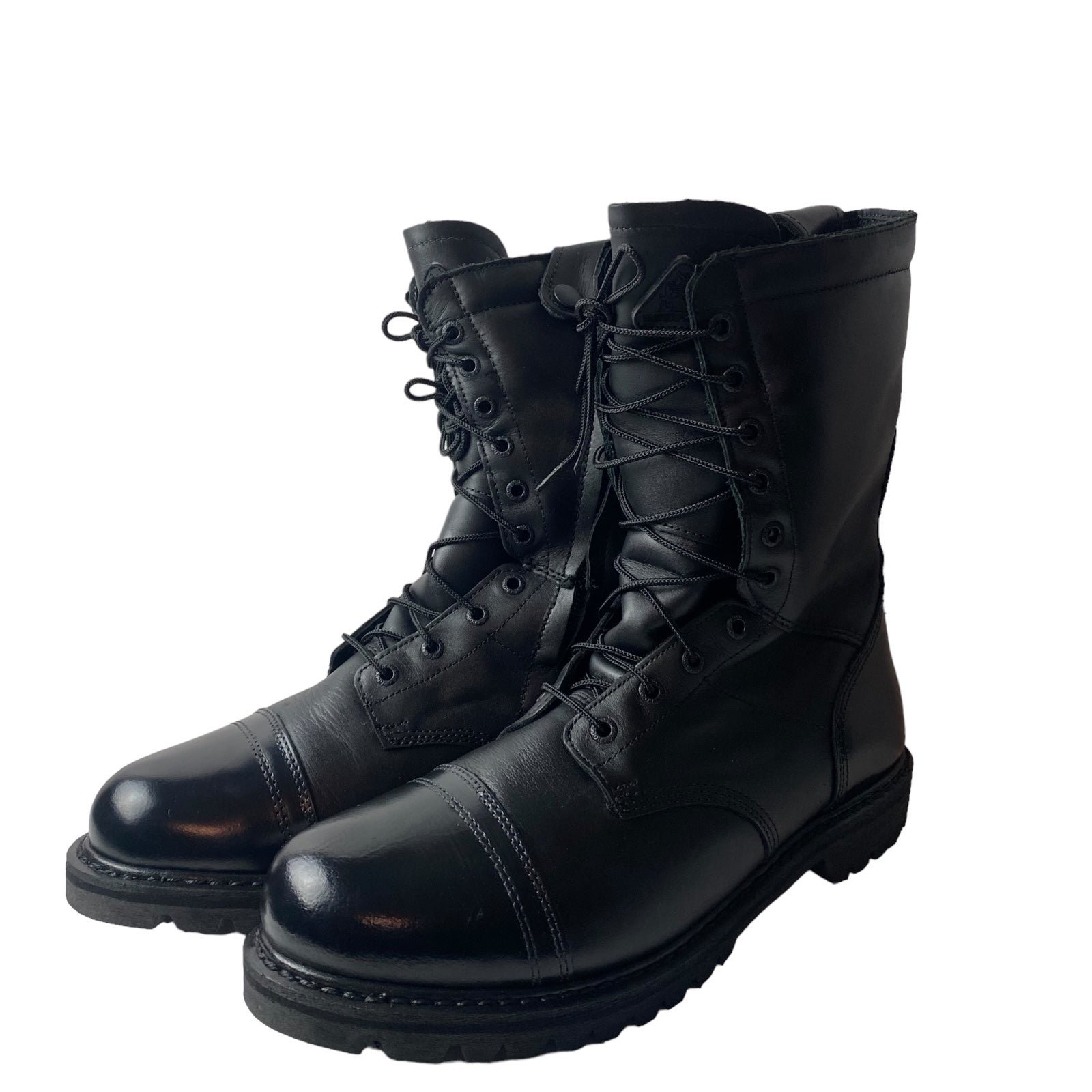 Rocky 2095 Combat Style 10” Jump/ Work Boots Side Zipper Size 12M