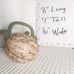 Vtg Ceramic Cantaloupe Melon Pitcher Tea Pot Farm Garden Home Decor Spring Fall