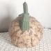Vtg Ceramic Cantaloupe Melon Pitcher Tea Pot Farm Garden Home Decor Spring Fall